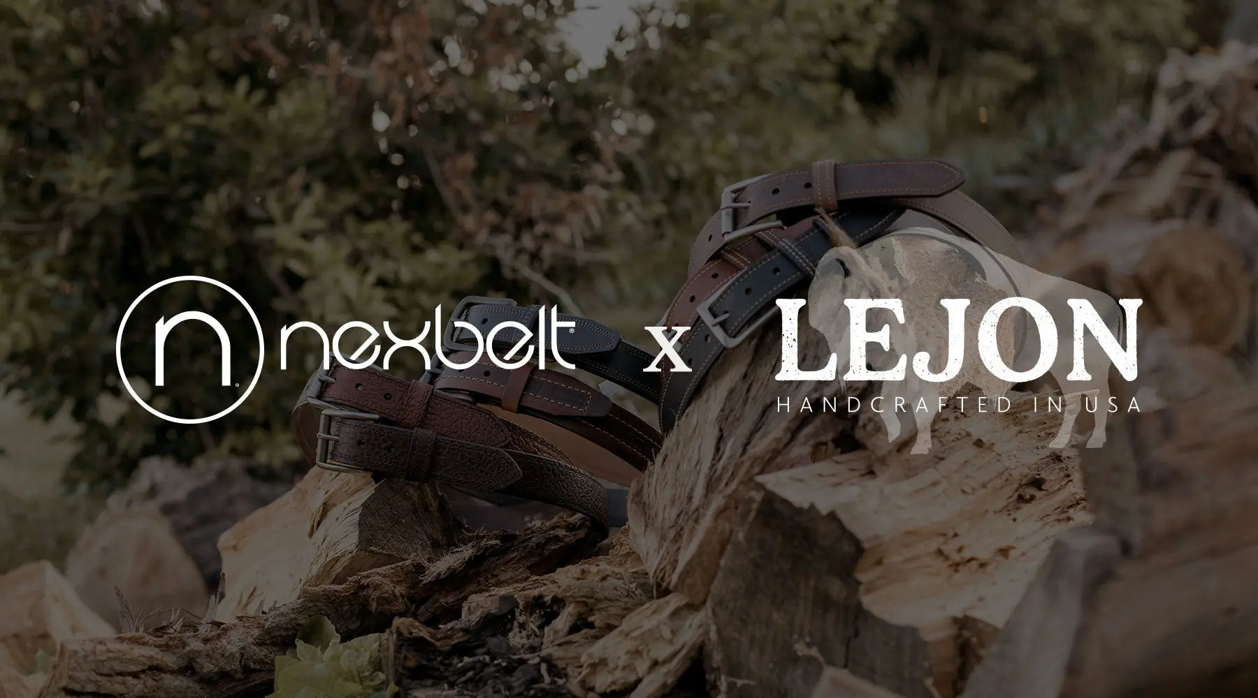 Nexbelt Ratchet Belt - The Belt with No Holes Partners with Lejon & Vintage Bison