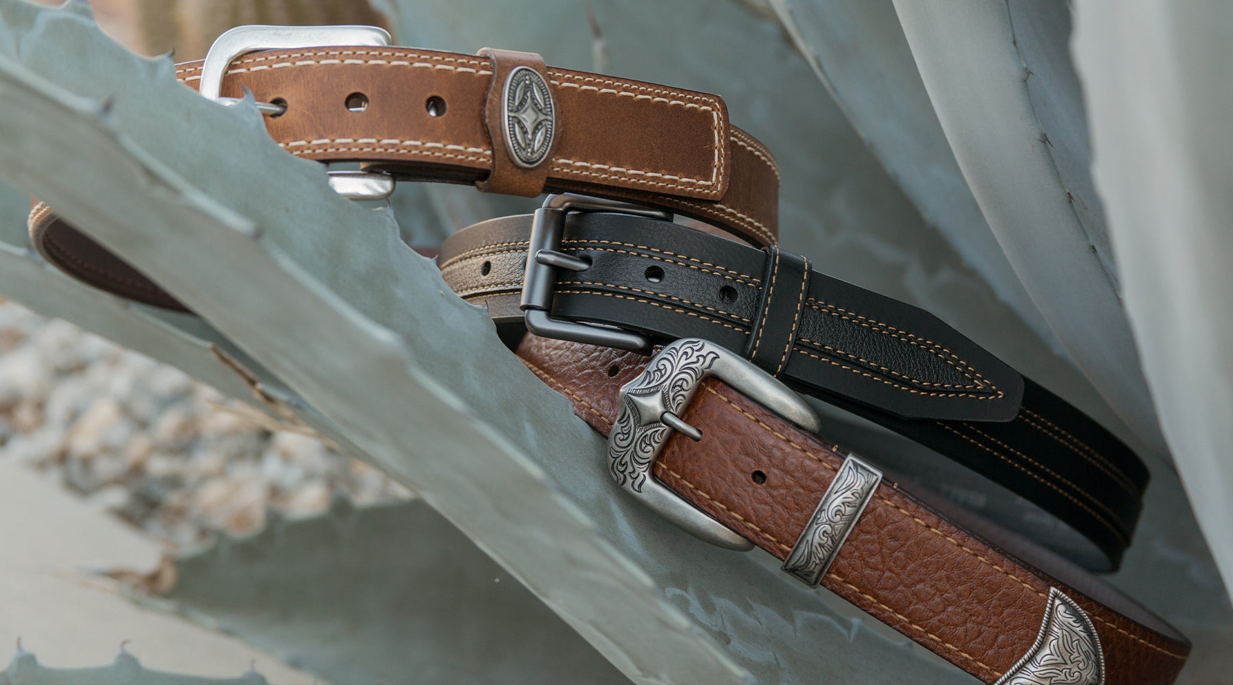 Hand-Tooled Leather Belt – Custom Cowboy Shop
