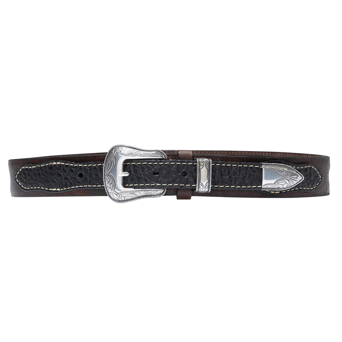 Western Leather Ranger Belt - Made in the USA